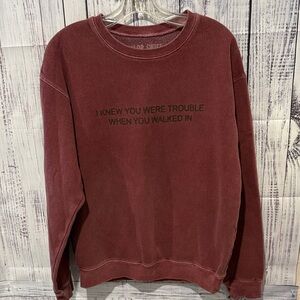 Taylor Swift x Urban Outfitters Crewneck Sweatshirt IKYWT M